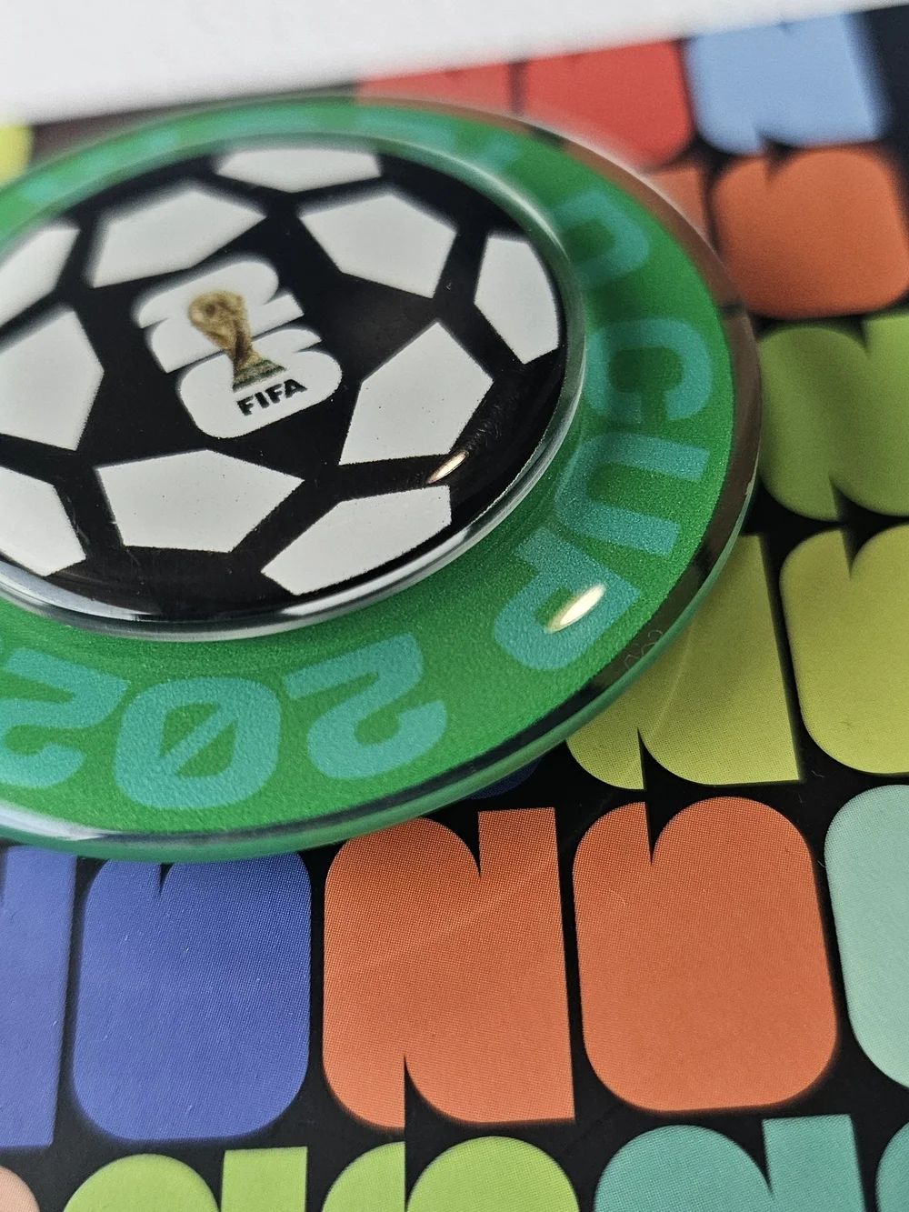 Miniso FIFA 2026 Green Soccer Phone Grip